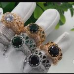 Zirconia stone wedding band