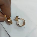 Brazilian mini hoop earrings